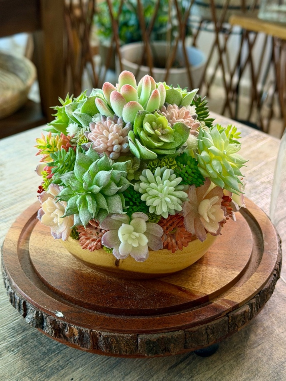 Handcrafted Artificial Succulent Plant